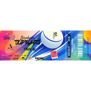 Binakako txapelketako finalen sarrerak